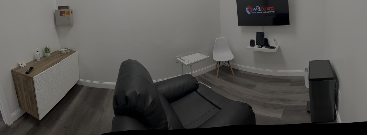 The MediCentral treatment room